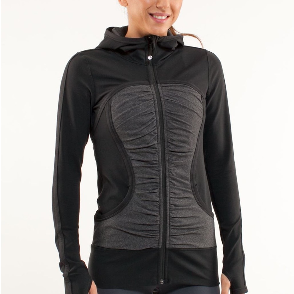 Lululemon Black Pure Balance Hooded Jacket
